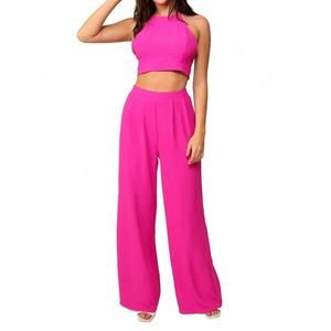 NEW TIMING mandy pant set in pink